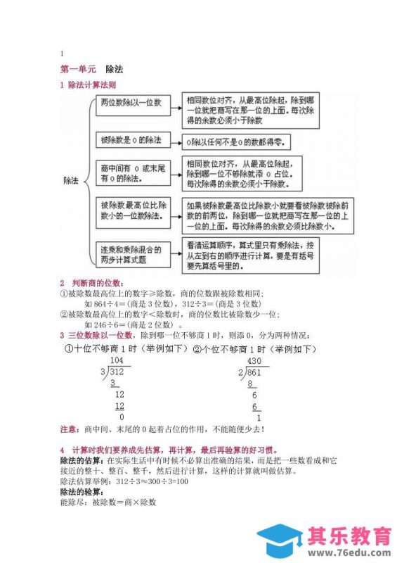 北师大版三年级（下册）数学知识要点归纳-985文库