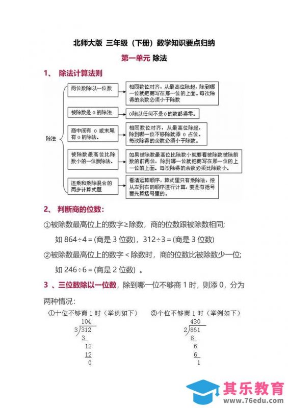 三下北师大数学汇总重点-1-985文库