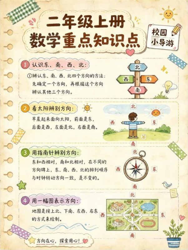 【6页高彩版】26秋二年级上册数学全套重点知识点整理好了.pdf-985文库