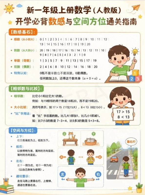 【7页完整版】26秋一年级上数学10大天坑趁暑假帮孩子过一遍.pdf-985文库