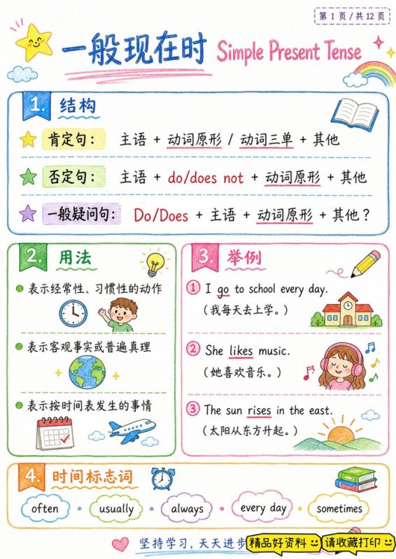 【12页高彩版】分不清现在过去时,幼儿英语越学越乱.pdf-985文库