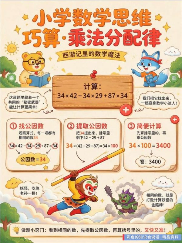 【13页高彩版】26秋小学必学思维训练13大类.pdf-985文库